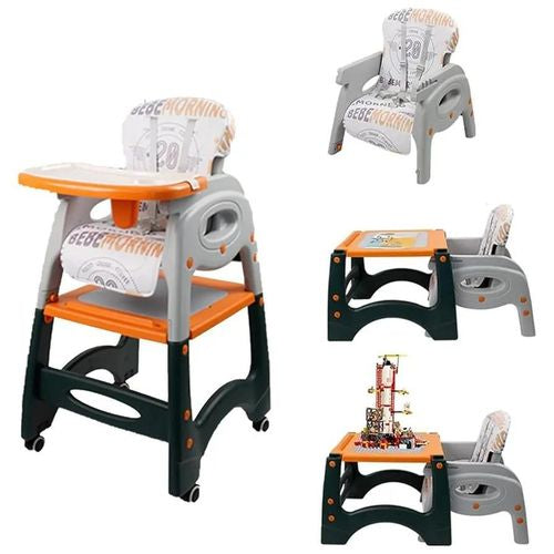 6 in 1 Baby High Chair Multifunctional Infant Feeding Chair  & Table for Toddler