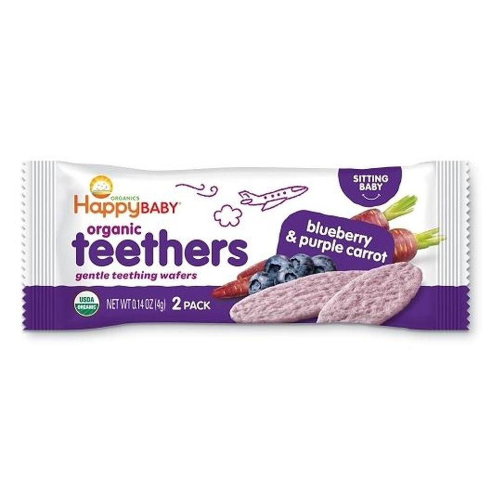Happy Baby Organic Teethers Blueberry & Purple Carrot