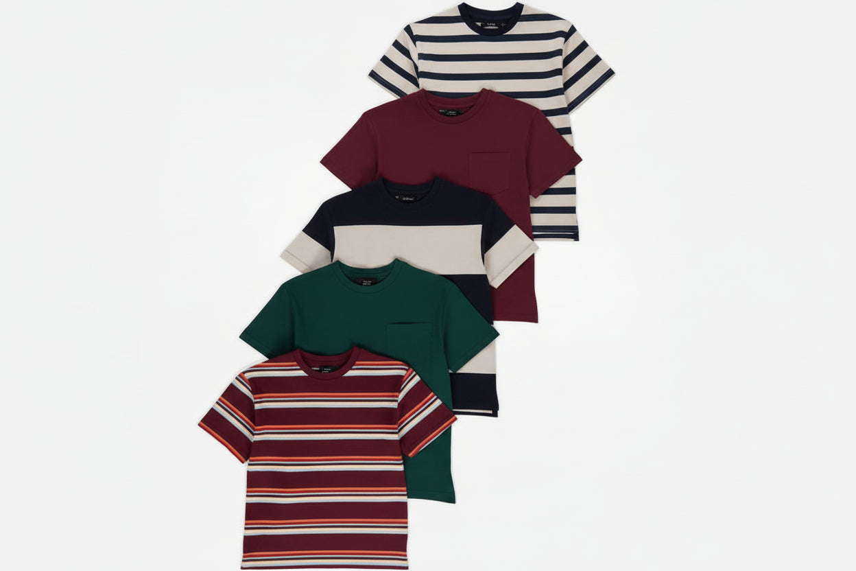 George ( round neck t shirts) 12-13 years ( 5 set)