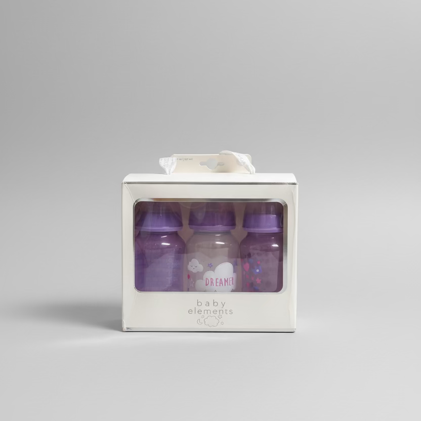 Baby Elements 3  Set Feeding bottles