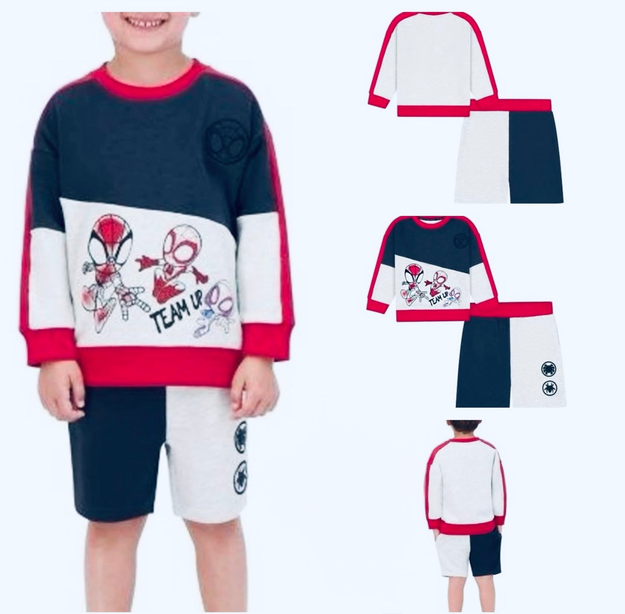 Marvel Spidey Amazing Friends 2 piece  (Long Sleeve Kids Clothing)
