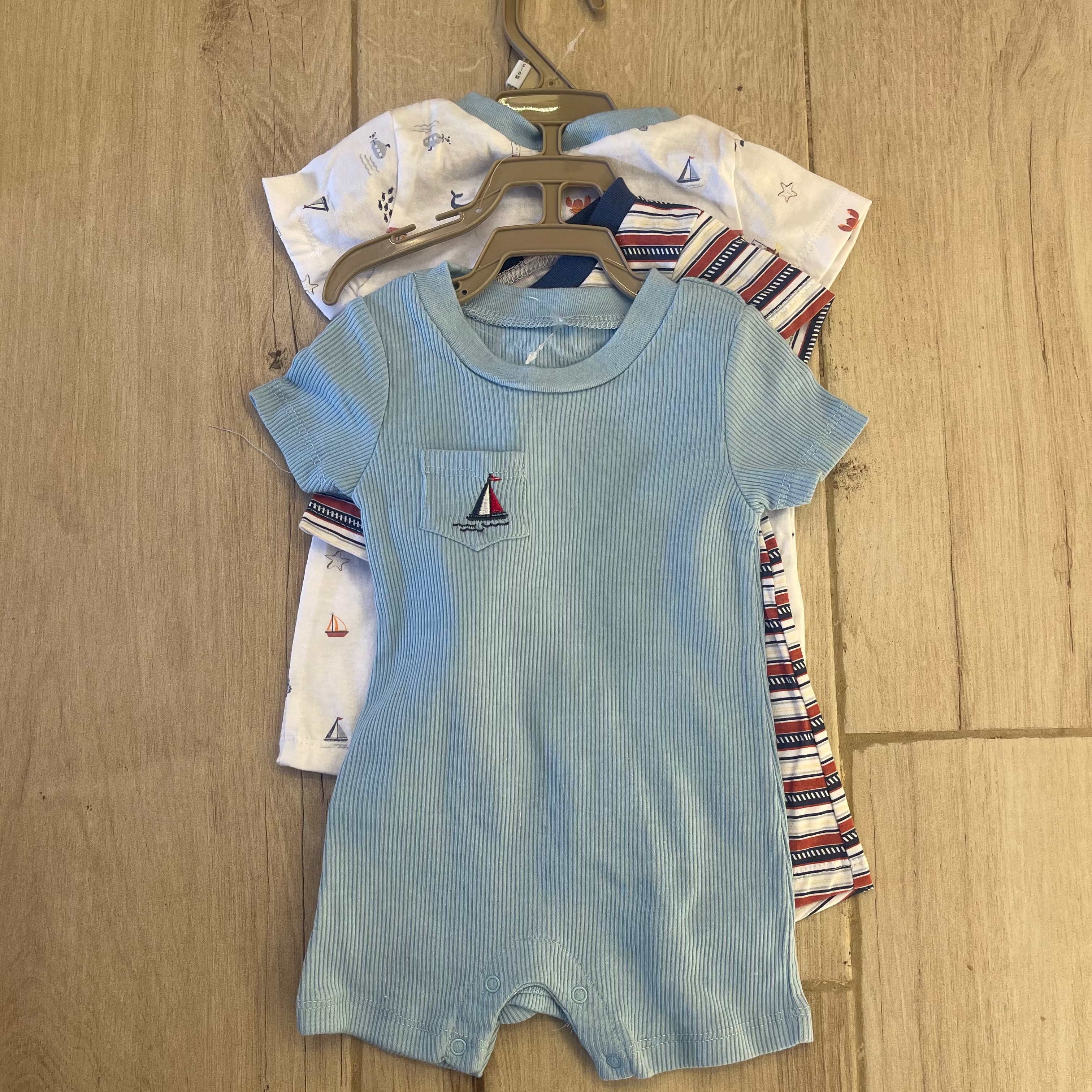 Chick Pea 3pk  Rompers