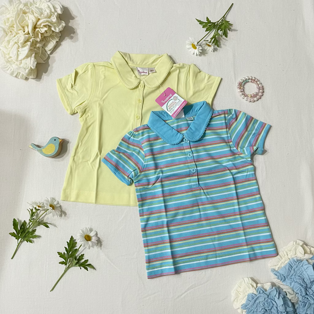 Kleinkinder- Twinpack Poloshirts, 2 Stuck
