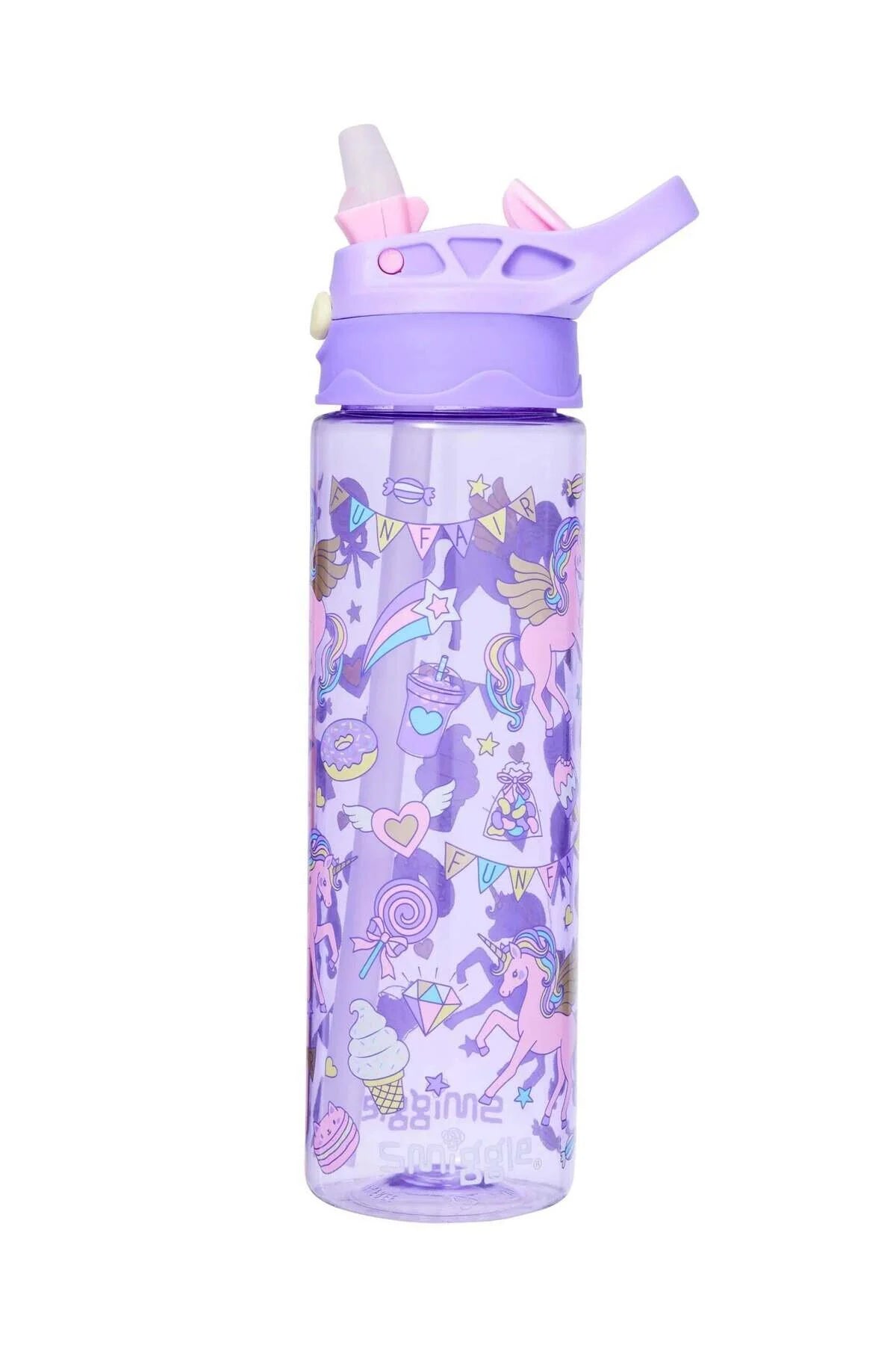 Smiggle Drink Bottle with Flip Spout 650ml