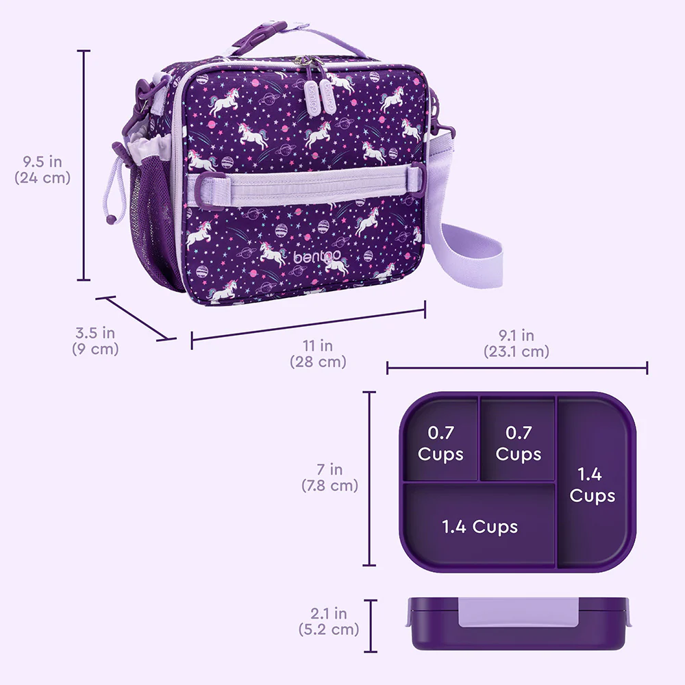 Bentgo Kid's Lunch Set (Leak -Proof Lunch Box & Insulated Lunch Bag)