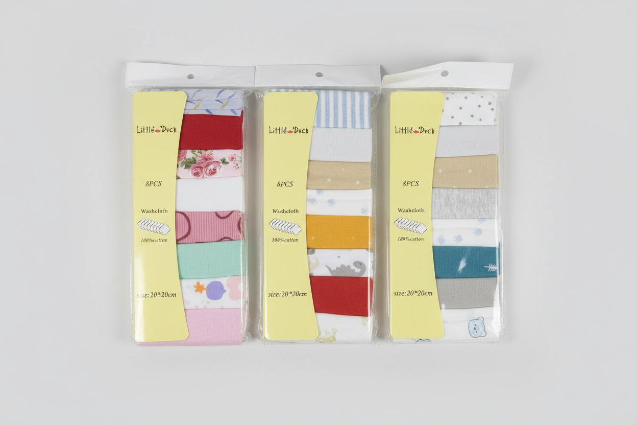 Little Duck Washcloth  8pcs