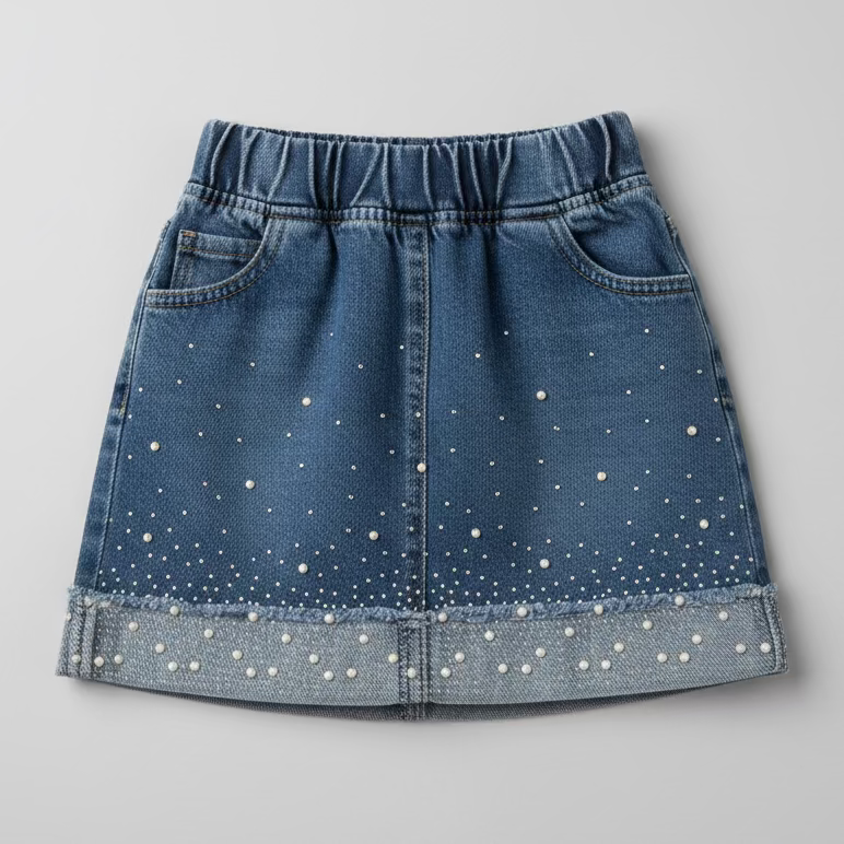 Deqpo Girls 2-piece( Top & Shirt)