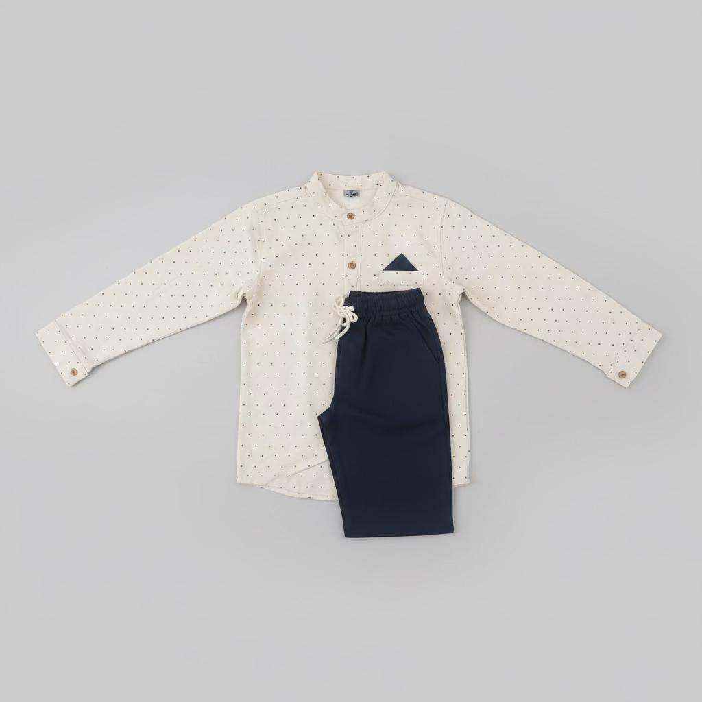 Babyland Boy's 2 -Piece (Long Sleeve Shirt & Trousers)