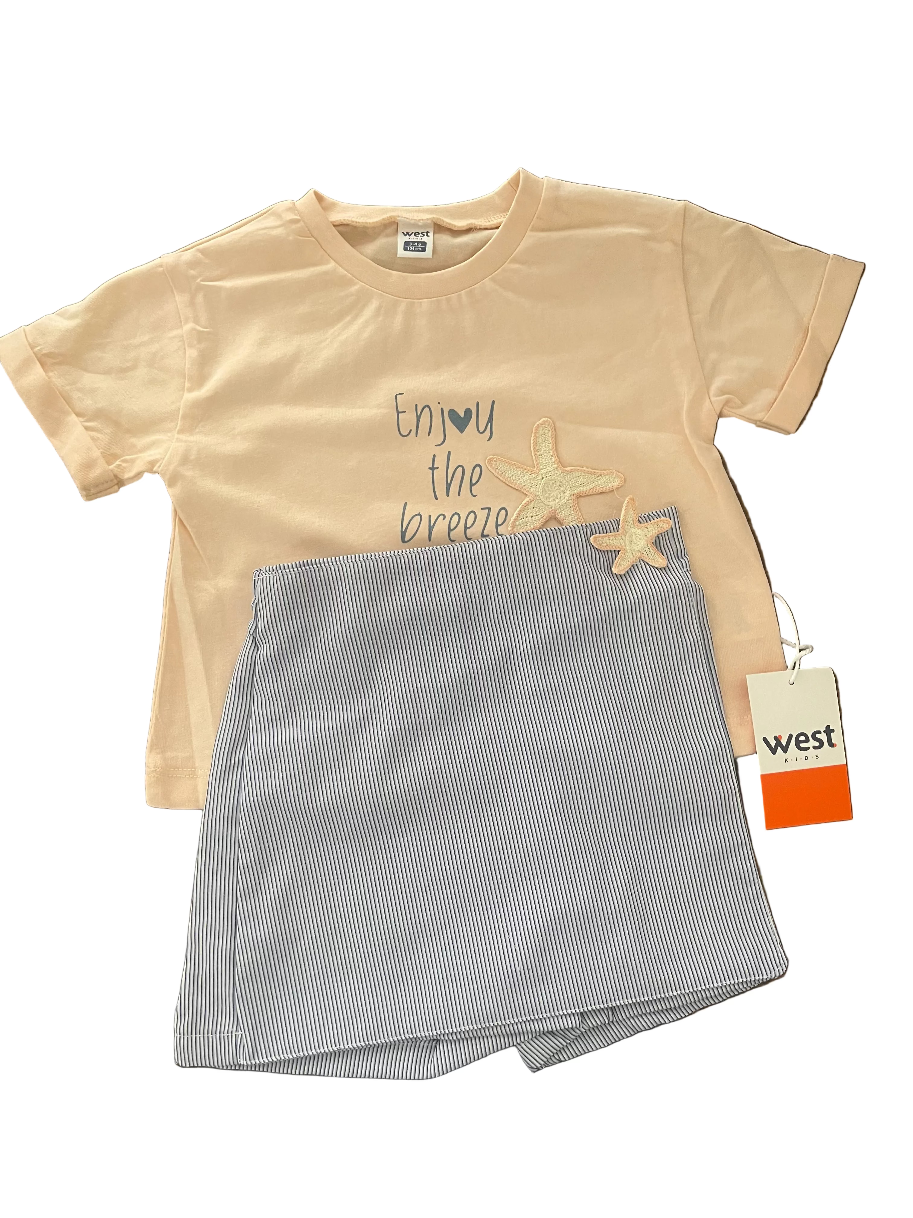 West Kids 2-Piece Set(Top & Skirt)