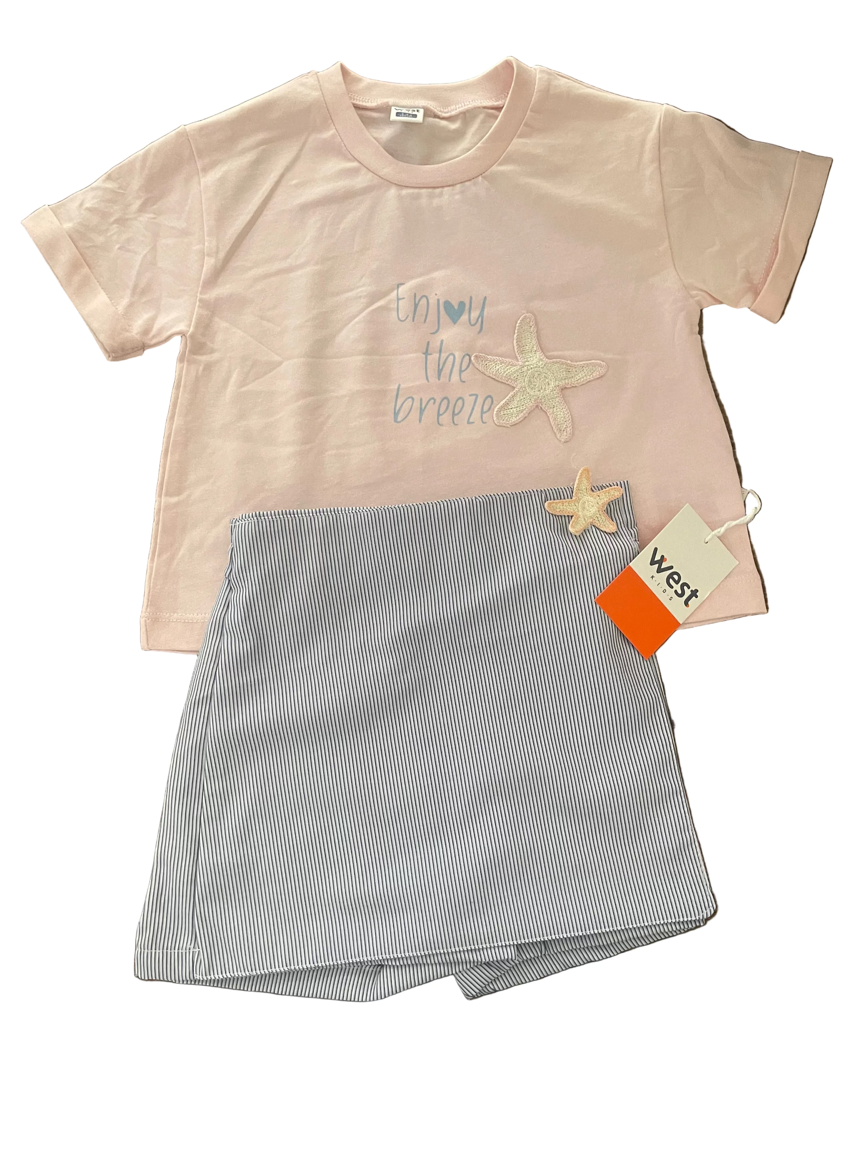 West Kids 2-Piece Set(Top & Skirt)
