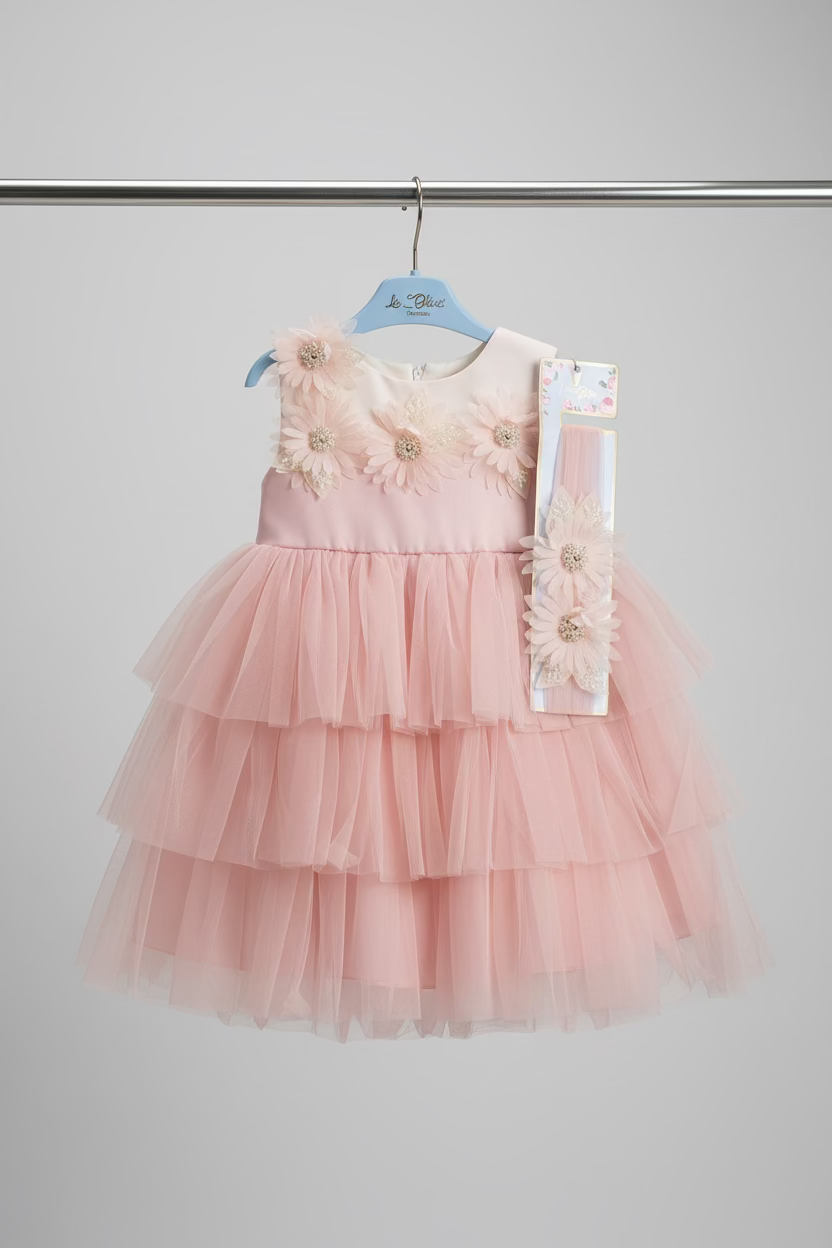 Liv Olivia Couture Girls Dress + Headband