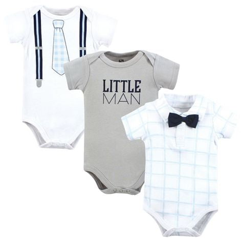 Hudson Baby 3pcs Bodysuits Boys