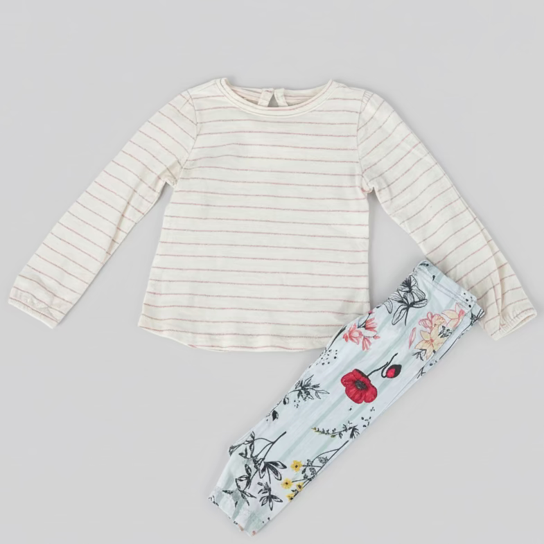 Blooming Buds Girls Dress 2 piece