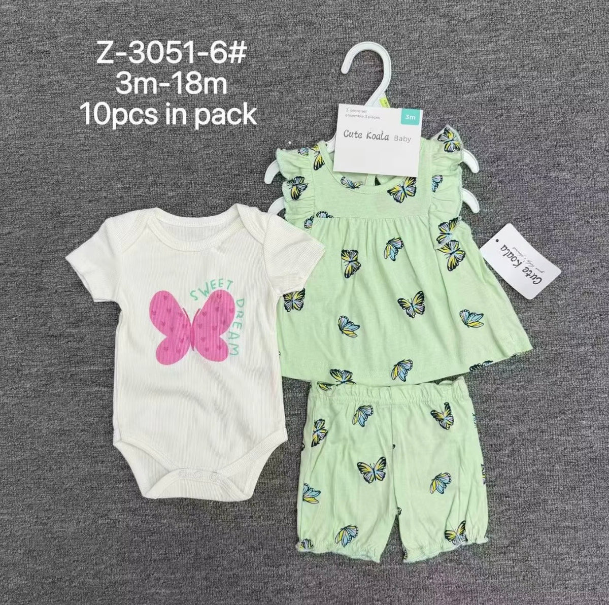 Cute Koala Baby Ruffle Skirted Bodysuit with Bloomer Shorts