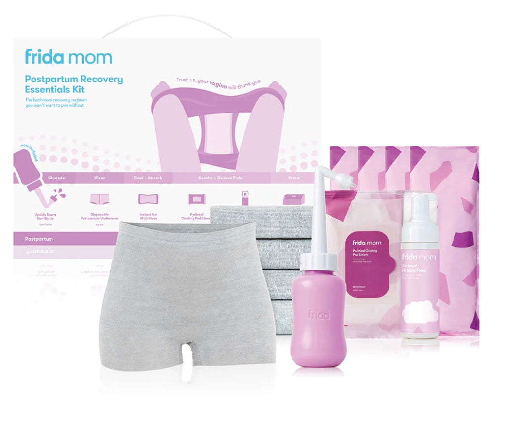 Frida Mom Postpartum Recovery Essentials Kit with Peri Bottle