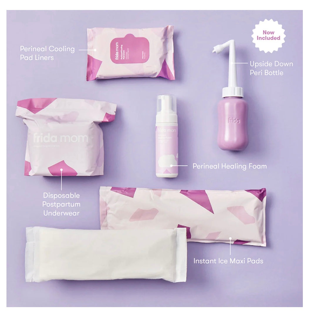 Frida Mom Postpartum Recovery Essentials Kit with Peri Bottle