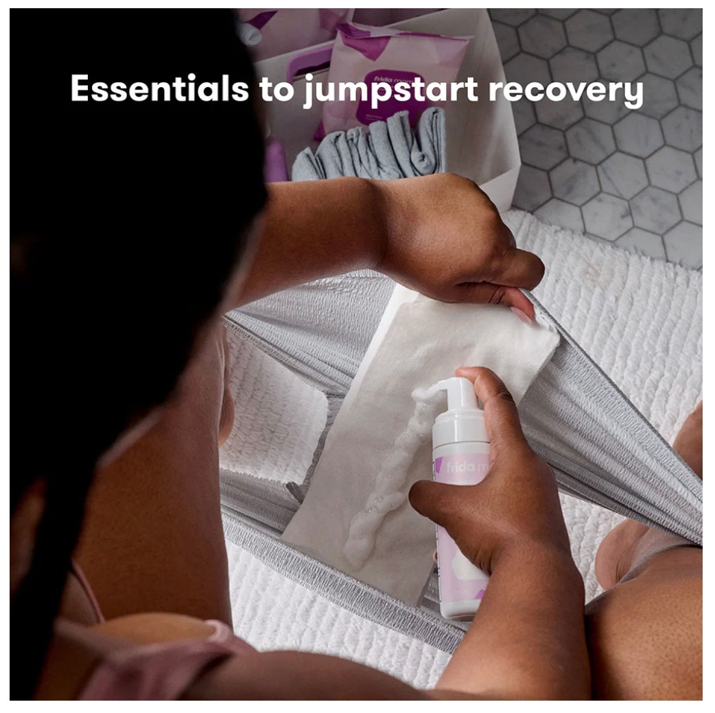 Frida Mom Postpartum Recovery Essentials Kit with Peri Bottle