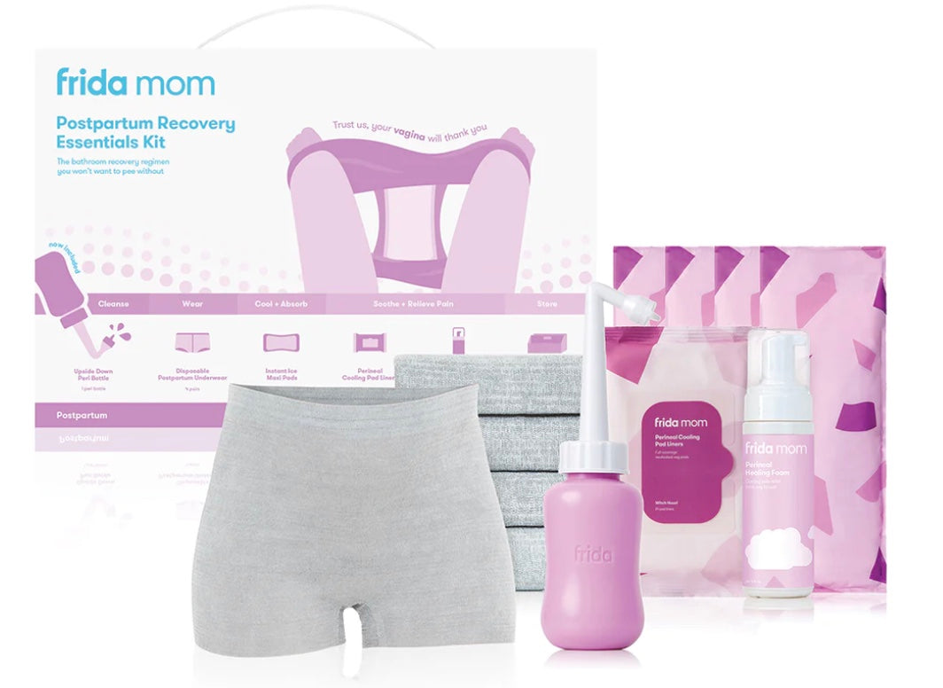 Frida Mom Postpartum Recovery Essentials Kit with Peri Bottle