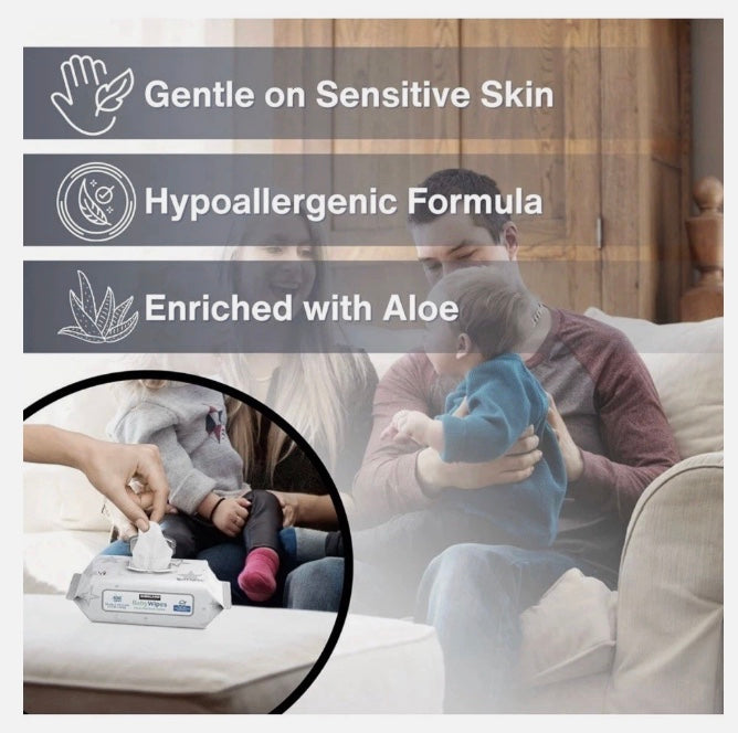 Kirkland Signature Baby Wipes 100 wipes(Single pk)