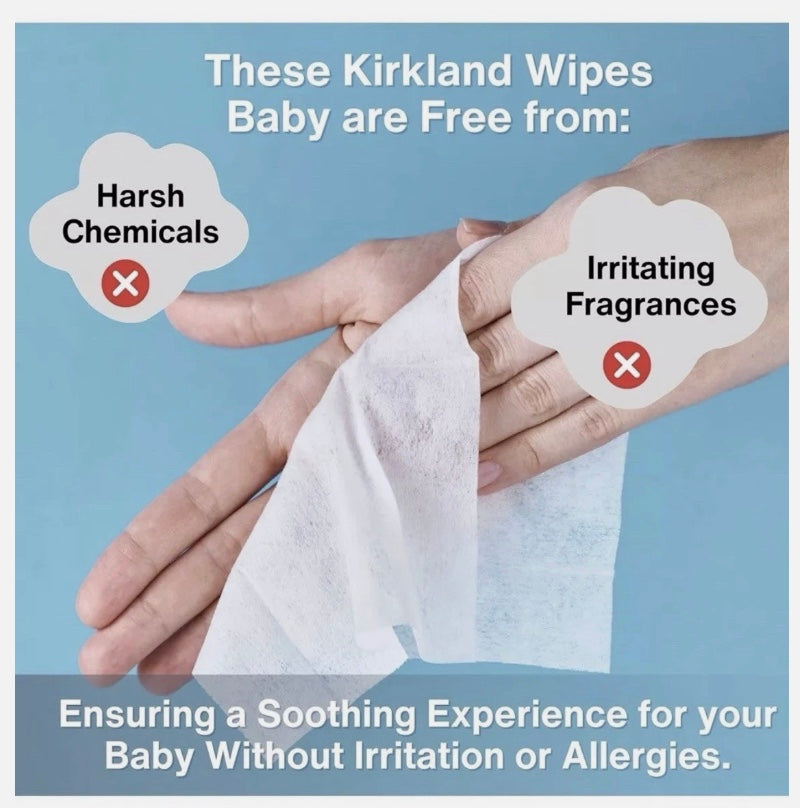 Kirkland Signature Baby Wipes 100 wipes(Single pk)