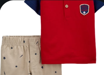 Carters Child of Mine Baby Boy 2 Piece Casual Set
