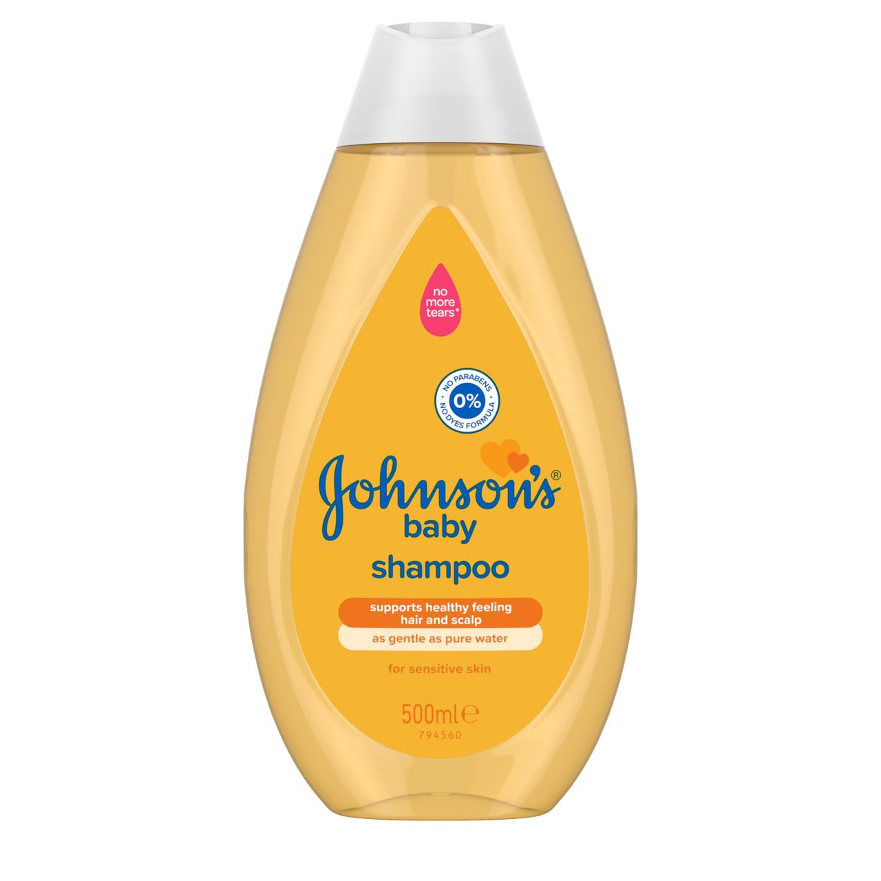 Johnsons baby Shampoo (UK) (500ml) Single – hygiene and toiletries product image