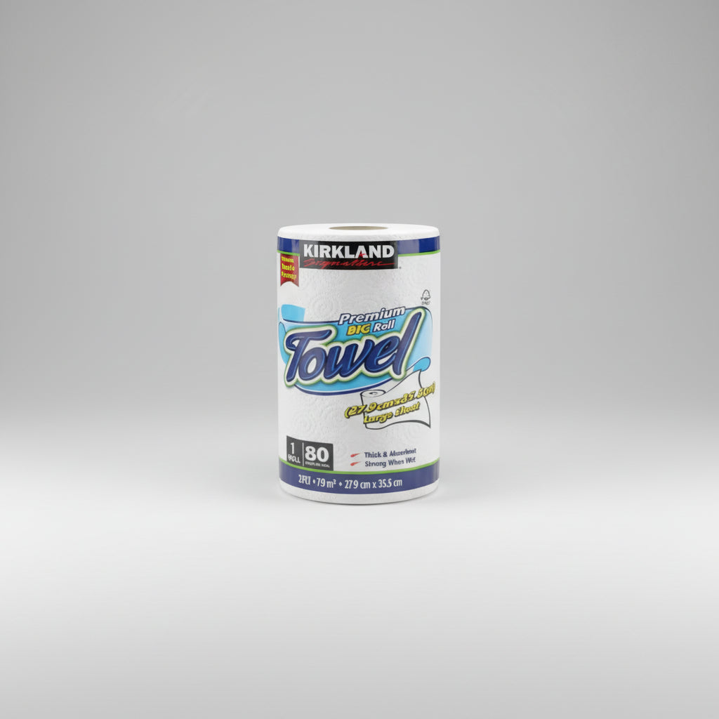 Kirkland premium towel Tissue Paper (big) 279 cm x 17.7 cm – hygiene and toiletries product image