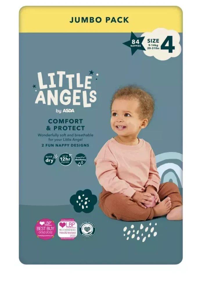 Little Angels Jumbo Pack Diapers Size 4, 84 pieces - Beks Ghana
