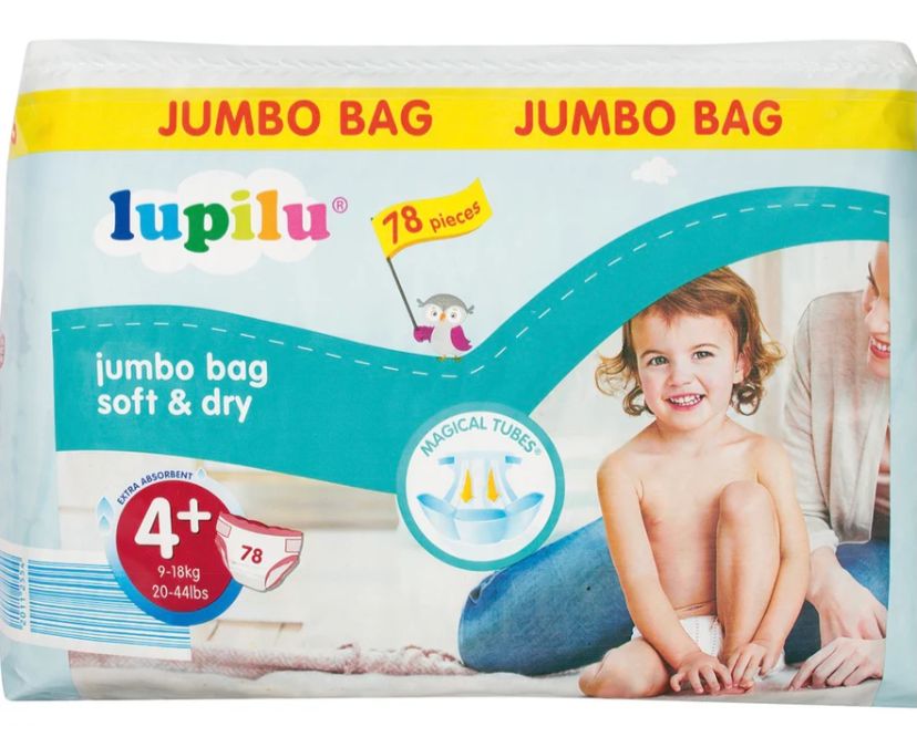 Lupilu Nappies Size 4+ – diaper product photo at Beks Ghana