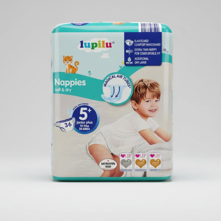 Lupilu Nappies Size 5+ – diaper product photo at Beks Ghana