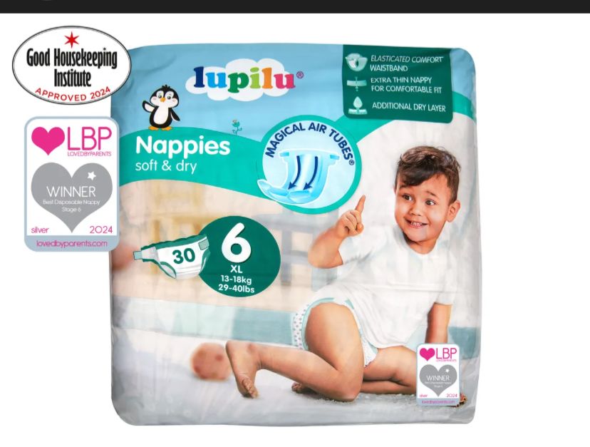 Lupilu Nappies Size 6 – diaper product photo at Beks Ghana