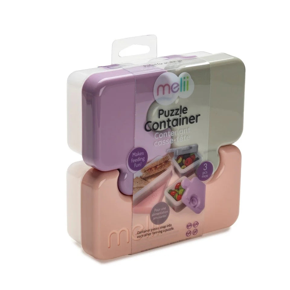 Melii Puzzle Container Contenant 3pcs