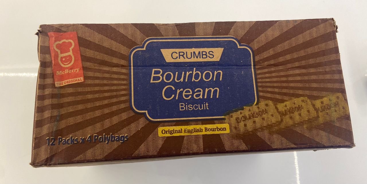 Mcberry bourbourn cream biscuit box product photo – Buy online at Beks Ghana