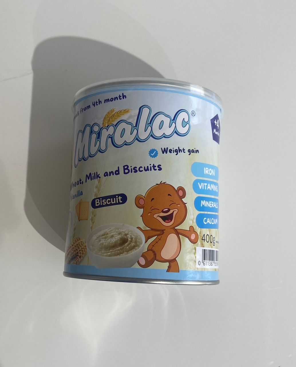 Miralac Wheat, Milk and Biscuits 400g Single packaging - available at Beks Ghana