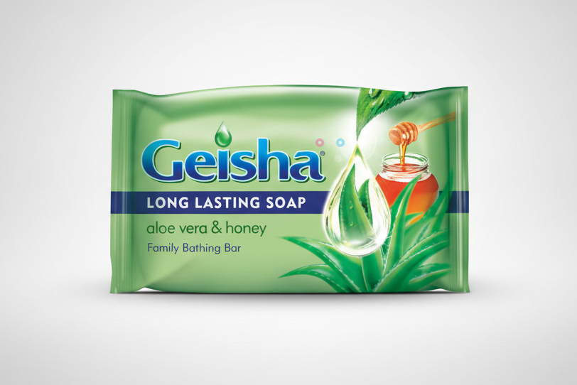 Geisha Soothing Aloe Vera & Honey Soap 180g