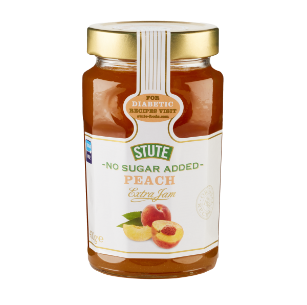 Stute No Sugar Added Peach Extra Jam  430g