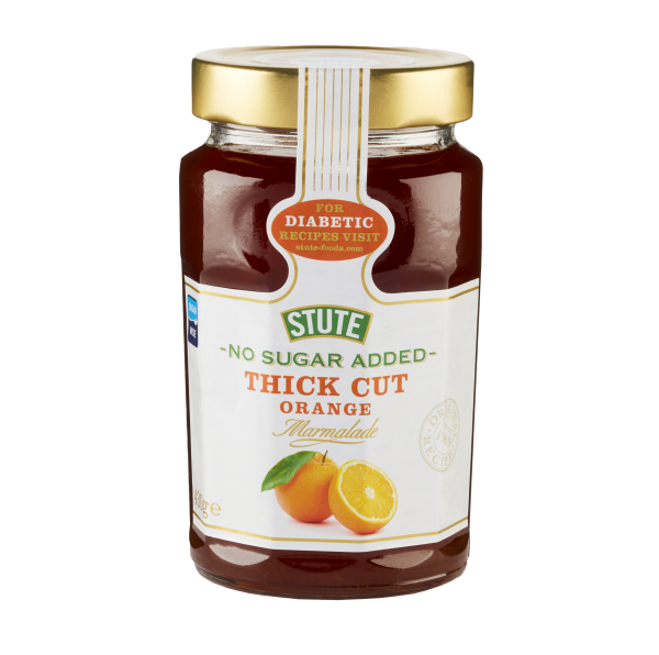 Stute No Sugar Added Thick Cut  Orange Extra Jam  430g