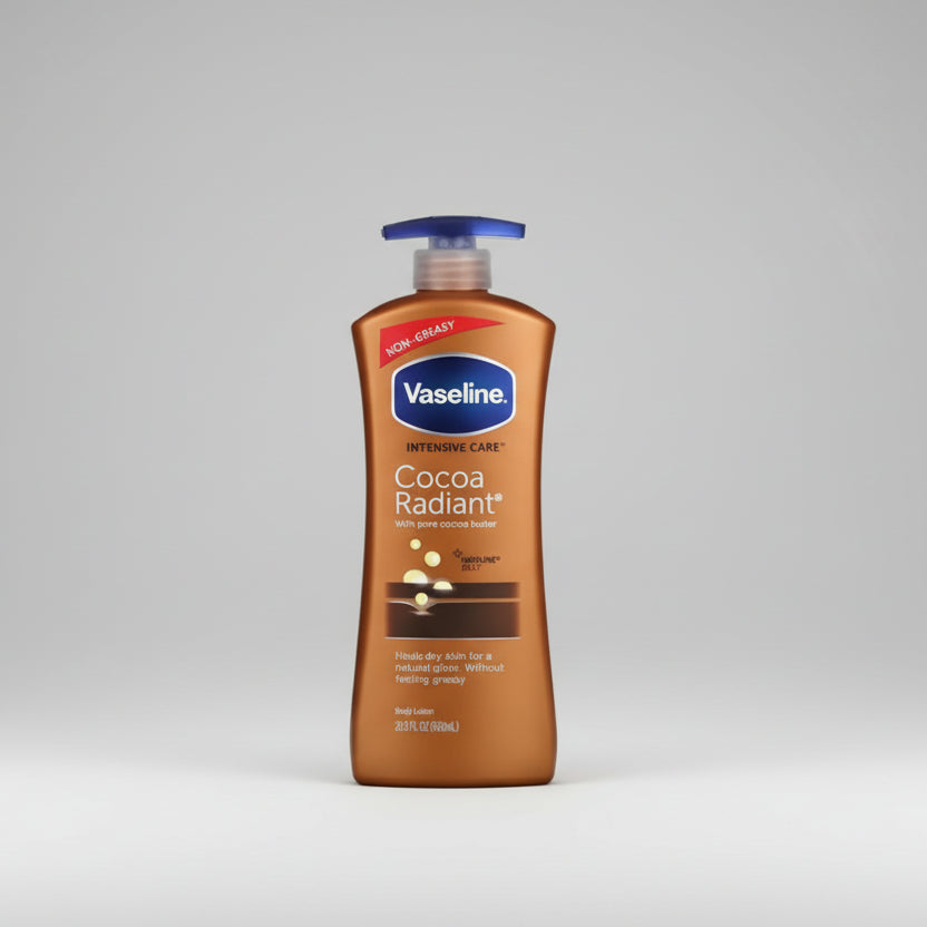 Vaseline Cocoa Radiant with Pure Cocoa Butter Non- Greasy 600ml