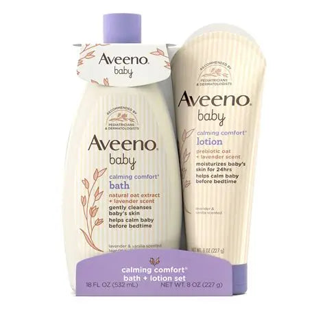 Aveeno Baby Calming Comfort Bath + Lotion Set