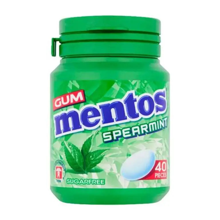 Gum Mentos Spearmint 40 pieces