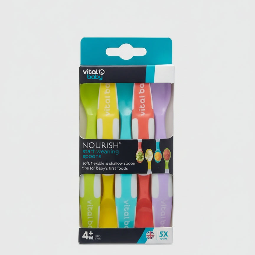 Vital Baby Start Weaning Spoons 4m+ 5 spoons