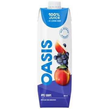 Oasis Juice Apple & Grape  200ml x 12