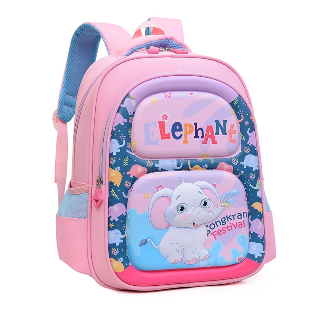 Cartoon Kids Backpack+ Free Color Pencil