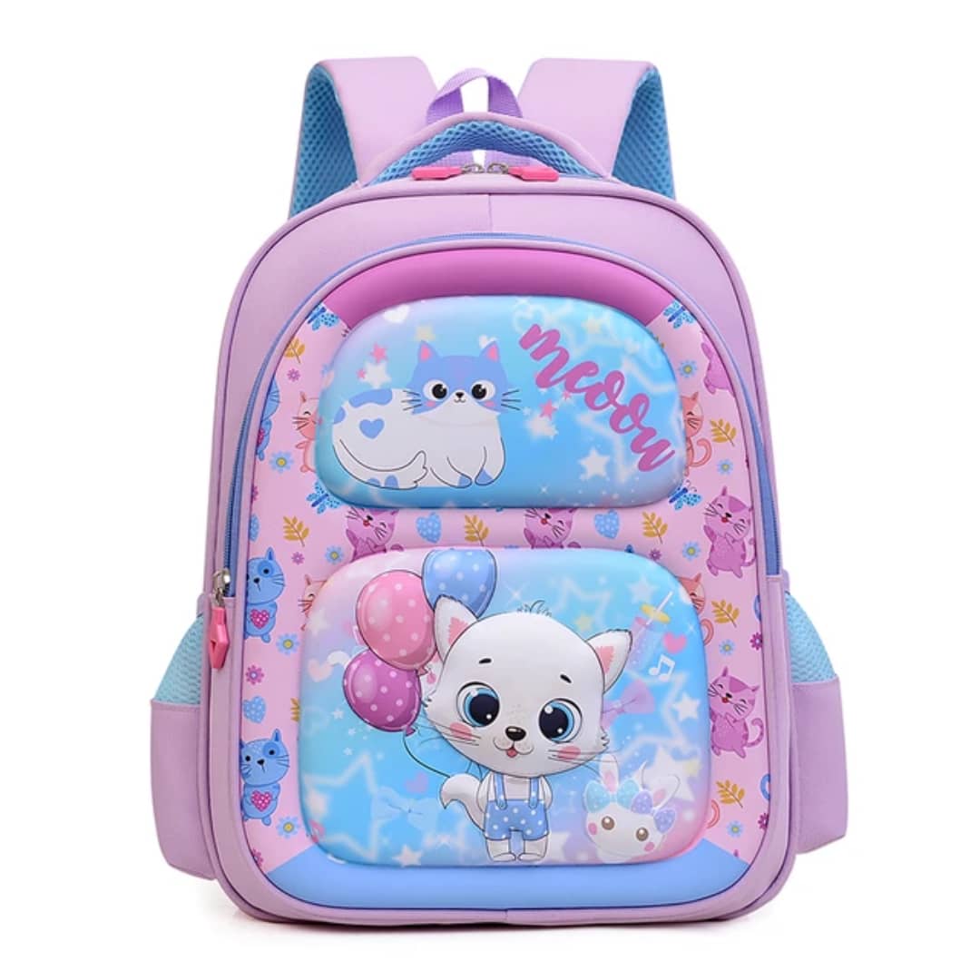 Cartoon Kids Backpack+ Free Color Pencil
