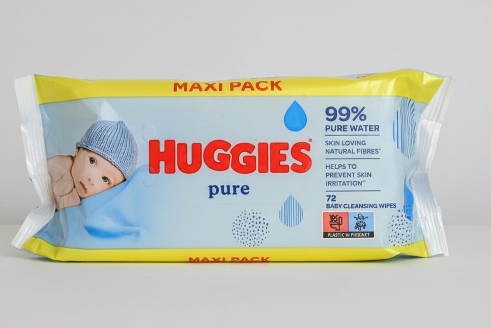 Huggies Pure Wipes - 56 wipes Maxi Pack  (single pk)