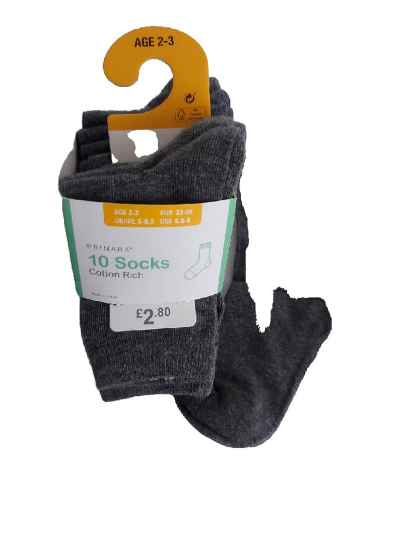 Primark 5 socks 2-3yrs – accessory item for kids
