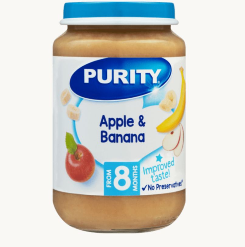 Purity Medium Apple and Banana (200ml x 6Ã—4)  Tray packaging - available at Beks Ghana