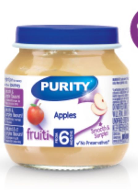 Purity Small Apples (125ml) single packaging - available at Beks Ghana