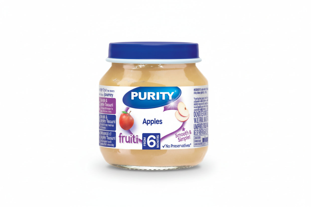 Purity Small Apples tray (125mlx6x4) packaging - available at Beks Ghana