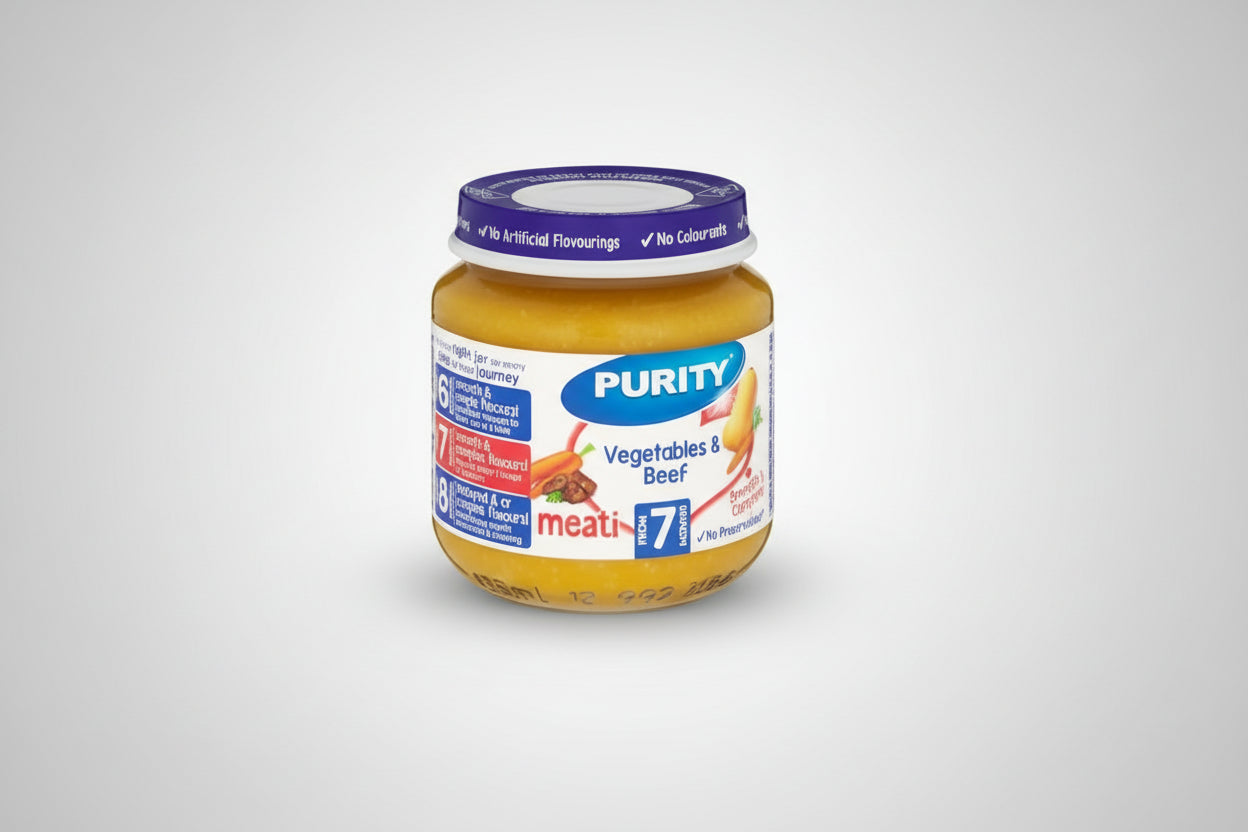 Purity Medium Vegetables & Beef Flavour (200ml) single packaging - available at Beks Ghana